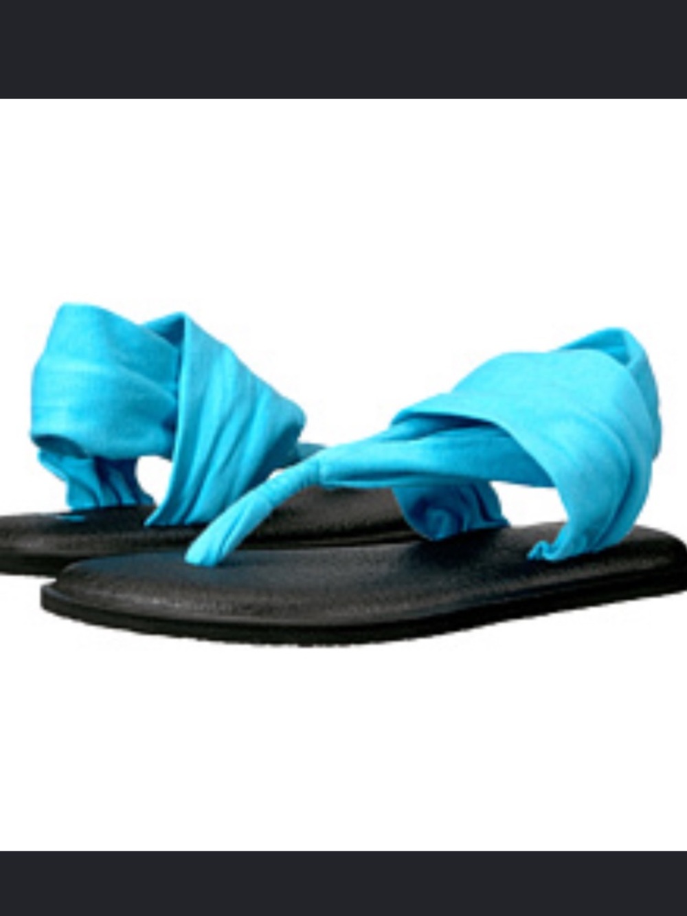Sanuk blue sandals size 10